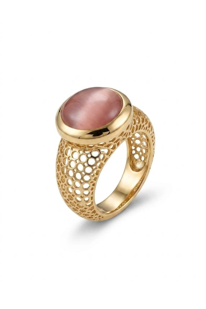 Opale Rose Filigran Yüzük