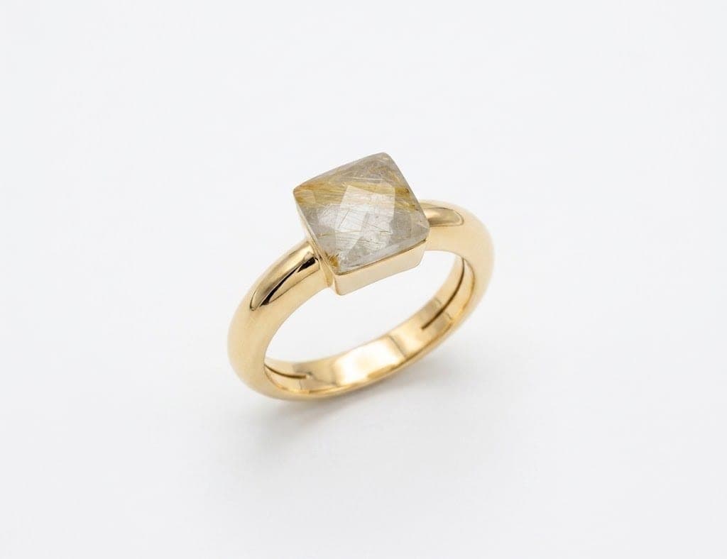 Quartz Rutile Yüzük